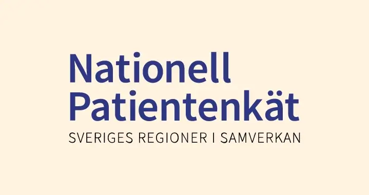 Artiklar. Nationella patientenkätens logotyp